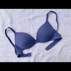 Beautiful Muted Royal Blue Wire-Free Bra